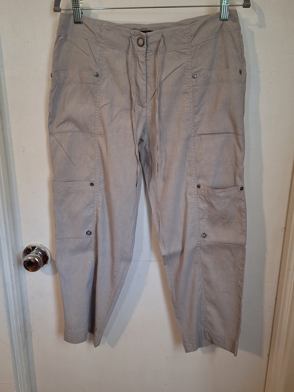 Eileen Fisher Light Taupe Utility Capris